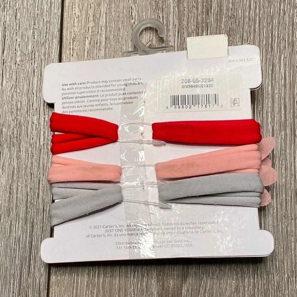 Carter's Just One You Baby 3pk Headbands Valentine’s Day